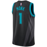 Men's Jordan Brand Malik Monk Black Charlotte Hornets City Edition Swingman Jersey  Black