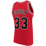 Men's Mitchell & Ness Scottie Pippen Red Chicago Bulls Big & Tall Hardwood Classics Jersey  Red