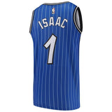 Men's Nike Jonathan Isaac Blue Orlando Magic Hardwood Classics Swingman Jersey  Blue