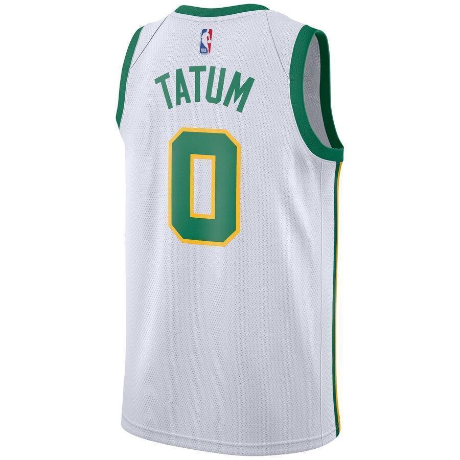 Men's Nike Jayson Tatum White Boston Celtics City Edition Swingman Jersey  White