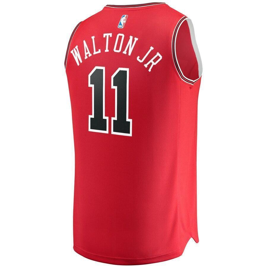 Men's Fanatics Branded Derrick Walton Red Chicago Bulls Fast Break Replica Jersey – Icon Edition  Red