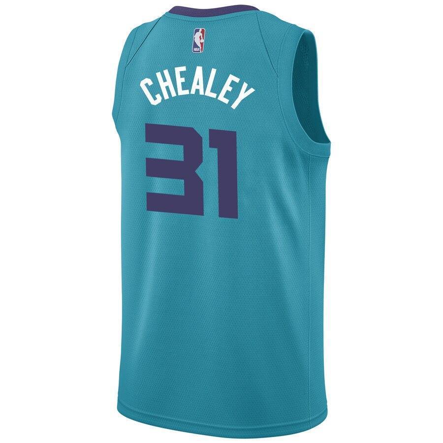 Men's Jordan Brand Joe Chealey Teal Charlotte Hornets Swingman Sponsor Patch Jersey – Icon Edition  Aqua