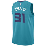 Men's Jordan Brand Joe Chealey Teal Charlotte Hornets Swingman Sponsor Patch Jersey – Icon Edition  Aqua