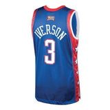 Men's Mitchell & Ness Allen Iverson Blue Eastern Conference  AllStar Hardwood Classics Authentic Jersey  Royal