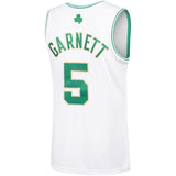 Men's Mitchell & Ness Kevin Garnett White Boston Celtics  Hardwood Classics Authentic Jersey  White