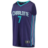 Men's Fanatics Branded Dwayne Bacon Purple Charlotte Hornets Fast Break Replica Player Jersey  Statement Edition  Purple