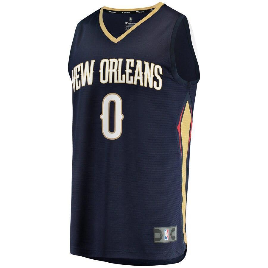 Men's Fanatics Branded Troy Williams Navy New Orleans Pelicans Fast Break Replica Jersey – Icon Edition  Navy