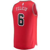Youth Fanatics Branded Cristiano Felicio Red Chicago Bulls Fast Break Player Jersey  Icon Edition  Red