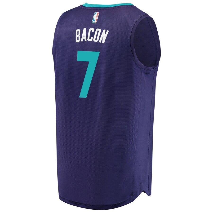 Men's Fanatics Branded Dwayne Bacon Purple Charlotte Hornets Fast Break Replica Player Jersey  Statement Edition  Purple