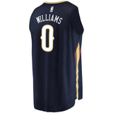 Men's Fanatics Branded Troy Williams Navy New Orleans Pelicans Fast Break Replica Jersey – Icon Edition  Navy