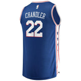 Men's Fanatics Branded Wilson Chandler Royal Philadelphia 7ers Fast Break Replica Jersey – Icon Edition  Royal