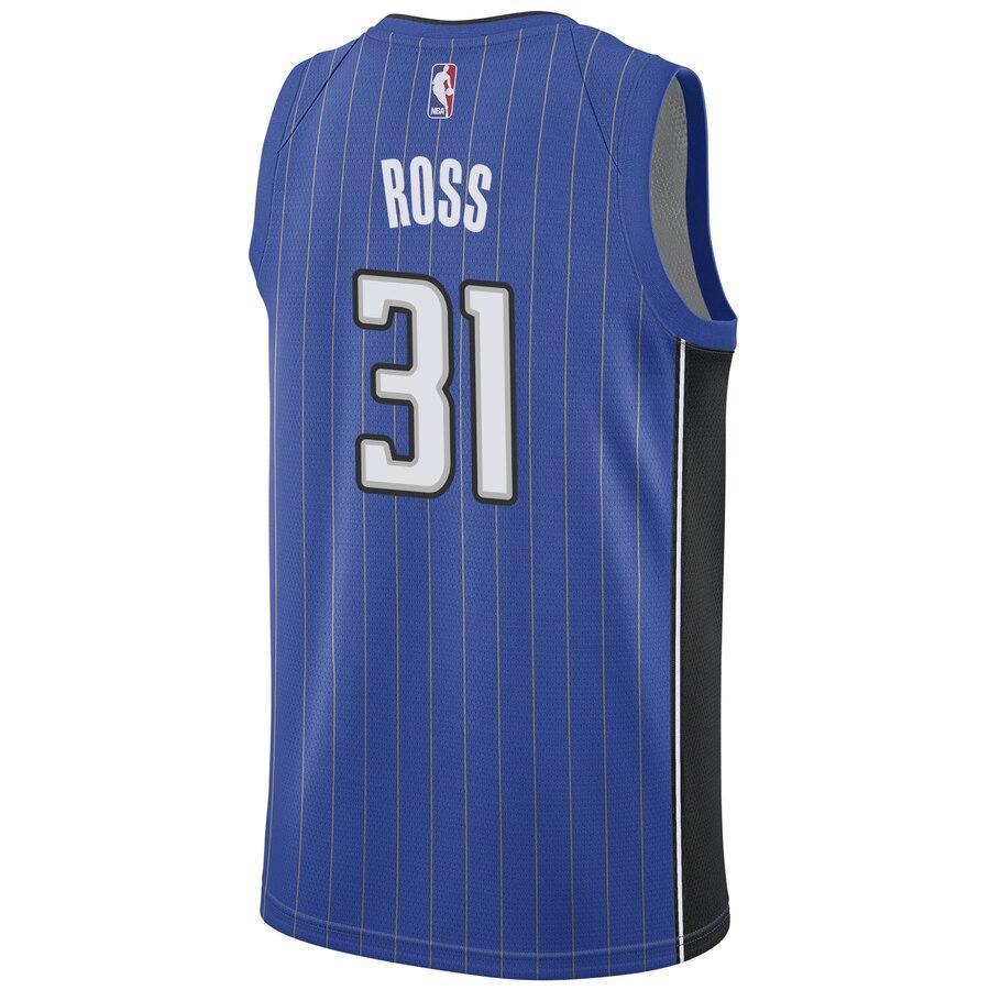 Men's Nike Terrence Ross Royal Orlando Magic Swingman Sponsor Patch Jersey  Icon Edition  Blue