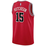 Men's Nike Chandler Hutchison Red Chicago Bulls Swingman Sponsor Patch Jersey – Icon Edition  Red