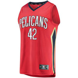 Men's Fanatics Branded Alexis Ajinca Red New Orleans Pelicans Fast Break Replica Player Jersey  Statement Edition  Red