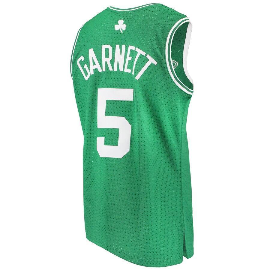 Men's Mitchell & Ness Kevin Garnett Kelly Green Boston Celtics  Hardwood Classics Swingman Jersey  Green