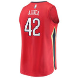 Men's Fanatics Branded Alexis Ajinca Red New Orleans Pelicans Fast Break Replica Player Jersey  Statement Edition  Red