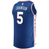Men's Fanatics Branded Amir Johnson Royal Philadelphia 7ers Fast Break Replica Player Jersey  Icon Edition  Royal
