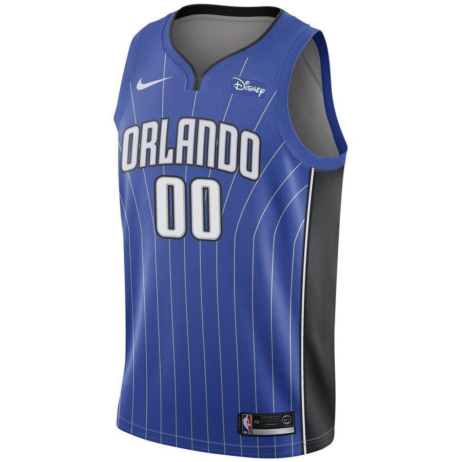 Men's Nike Aaron Gordon Royal Orlando Magic Swingman Sponsor Patch Jersey  Icon Edition  Blue