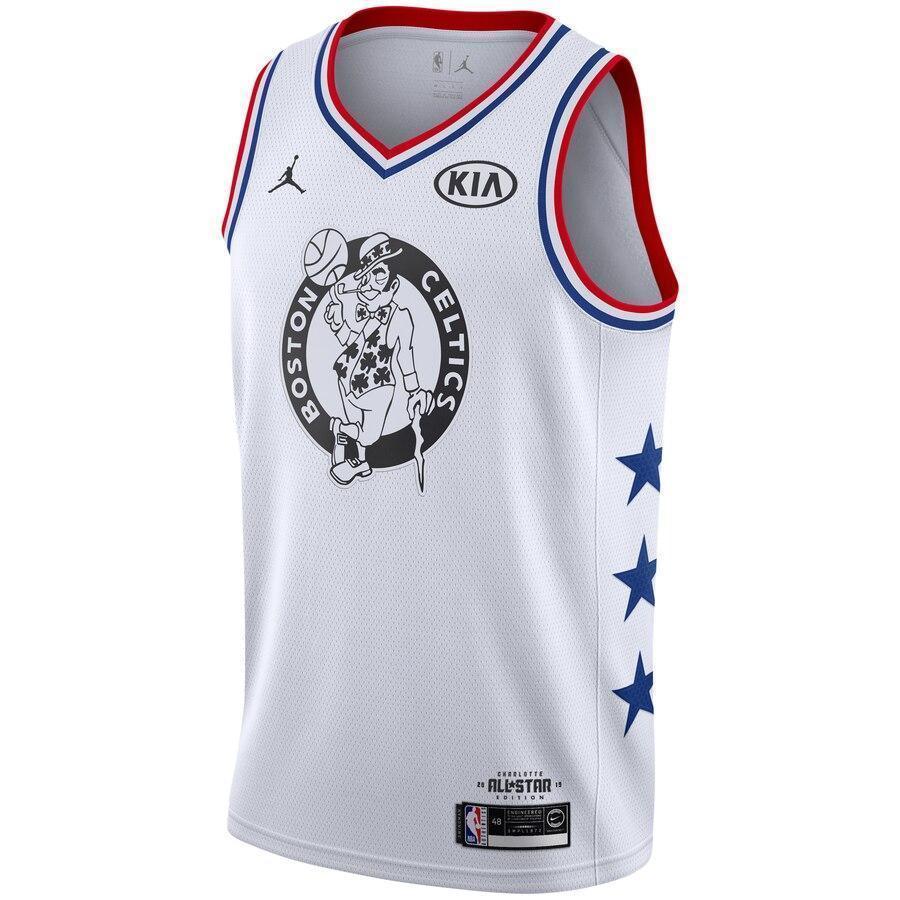 Men's Jordan Brand Kyrie Irving White Boston Celtics  NBA AllStar Game Finished Swingman Jersey  White