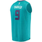 Youth Fanatics Branded Tony Parker Teal Charlotte Hornets Fast Break Player Jersey  Icon Edition  Aqua