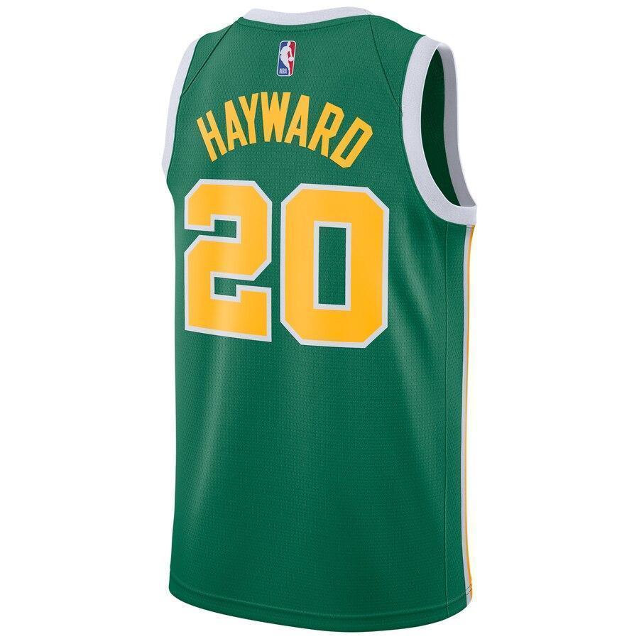 Men's Nike Gordon Hayward Green Boston Celtics / Swingman Jersey – Earned Edition  Green
