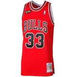 Mitchell & Ness Scottie Pippen Chicago Bulls  Throwback Authentic Jersey  Red