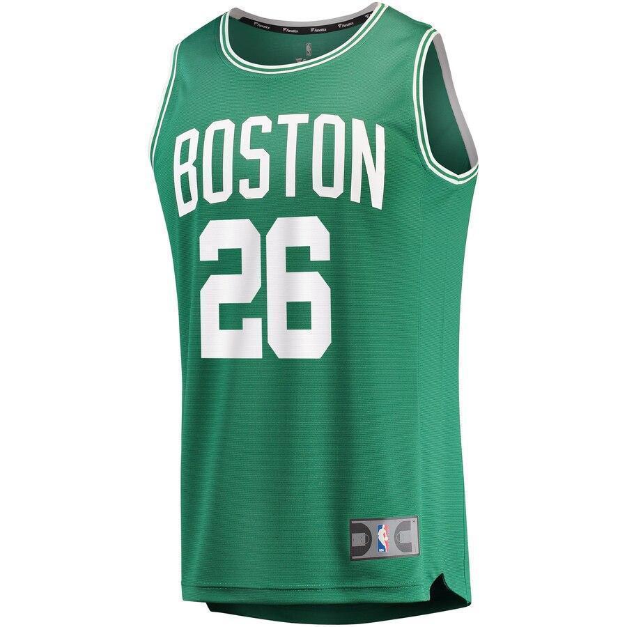 Men's Fanatics Branded Jabari Bird Green Boston Celtics Fast Break Replica Player Jersey  Green
