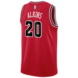 Men's Nike Rawle Alkins Red Chicago Bulls Swingman Sponsor Patch Jersey – Icon Edition  Red