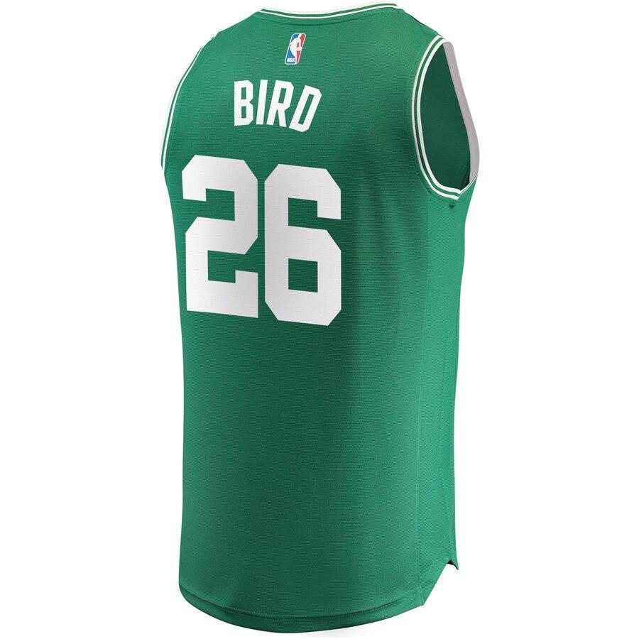 Men's Fanatics Branded Jabari Bird Green Boston Celtics Fast Break Replica Player Jersey  Green