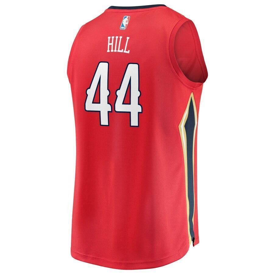 Men's Fanatics Branded Solomon Hill Red New Orleans Pelicans Fast Break Replica Player Jersey  Statement Edition  Red