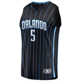 Men's Fanatics Branded Mohamed Bamba Black Orlando Magic Fast Break Replica Player Jersey  Statement Edition  Black