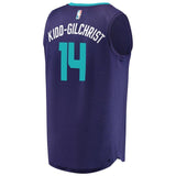Men's Fanatics Branded Michael KiddGilchrist Purple Charlotte Hornets Fast Break Replica Player Jersey  Statement Edition  Purple