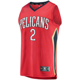 Men's Fanatics Branded Ian Clark Red New Orleans Pelicans Fast Break Replica Player Jersey  Statement Edition  Red