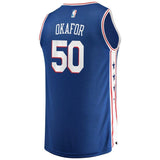 Men's Fanatics Branded Emeka Okafor Royal Philadelphia 7ers Fast Break Replica Jersey – Icon Edition  Royal