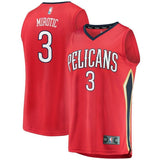 Men's Fanatics Branded Nikola Mirotic Red New Orleans Pelicans Fast Break Replica Player Jersey  Statement Edition  Red