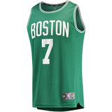 Men's Fanatics Branded Jaylen Brown Kelly Green Boston Celtics Fast Break Replica Jersey  Icon Edition  Green