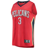 Men's Fanatics Branded Nikola Mirotic Red New Orleans Pelicans Fast Break Replica Player Jersey  Statement Edition  Red