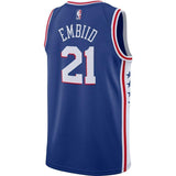 Men's Nike Joel Embiid Royal Philadelphia 7ers Swingman Jersey  Icon Edition  Royal