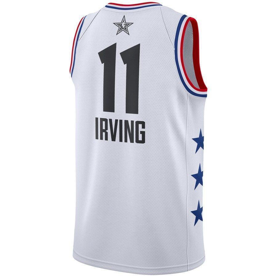 Men's Jordan Brand Kyrie Irving White Boston Celtics  NBA AllStar Game Finished Swingman Jersey  White