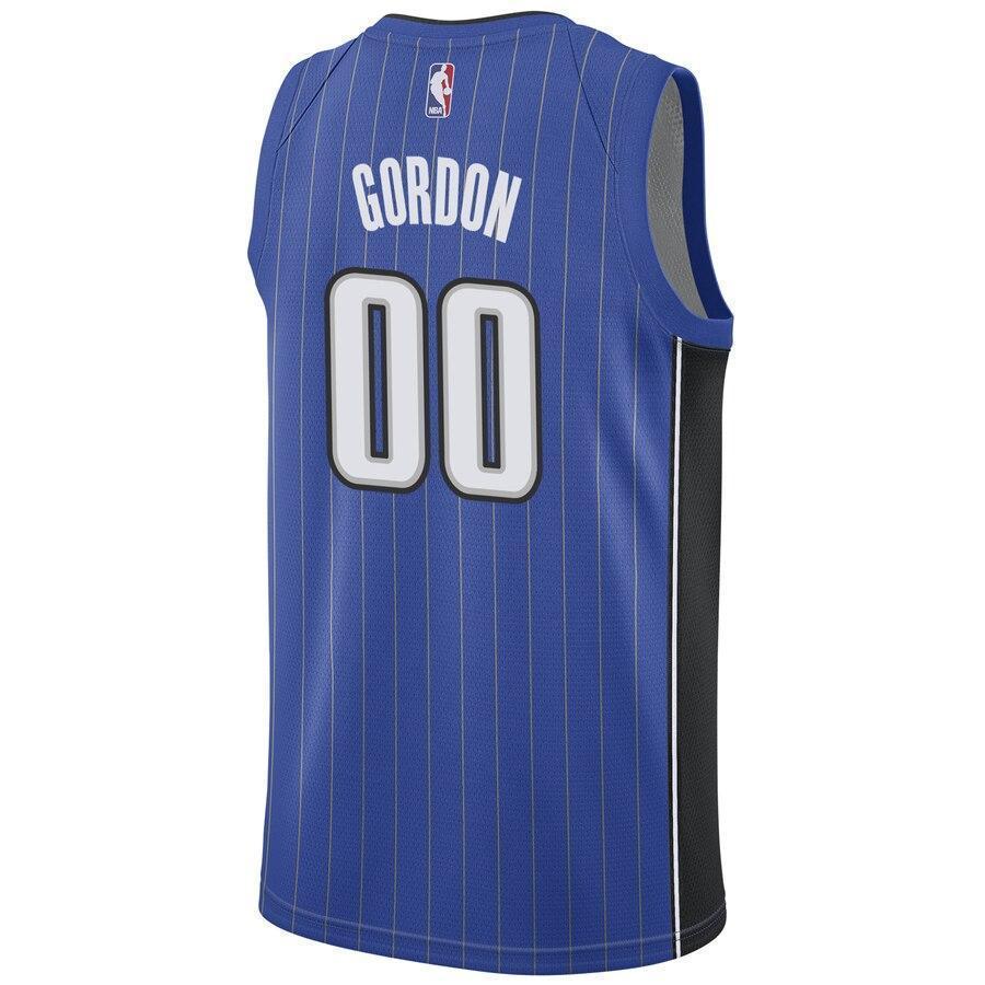 Men's Nike Aaron Gordon Royal Orlando Magic Swingman Sponsor Patch Jersey  Icon Edition  Blue