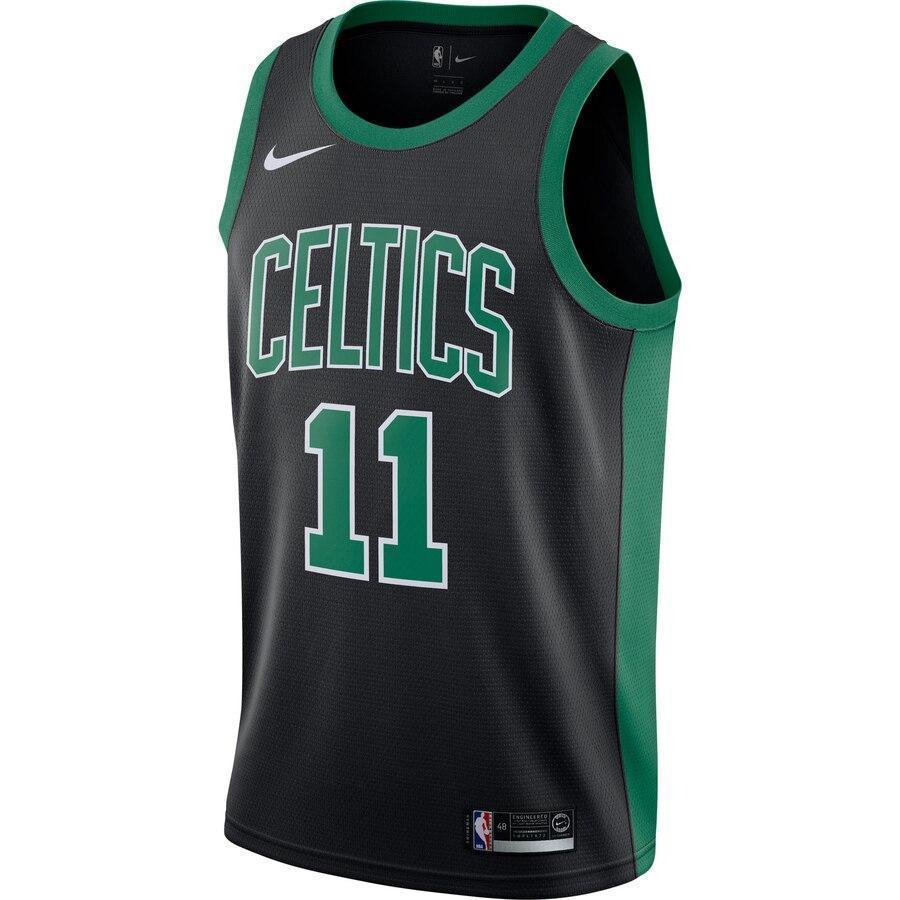 Men's Nike Kyrie Irving Black Boston Celtics Swingman Jersey  Statement Edition  Black