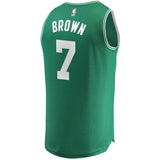 Men's Fanatics Branded Jaylen Brown Kelly Green Boston Celtics Fast Break Replica Jersey  Icon Edition  Green