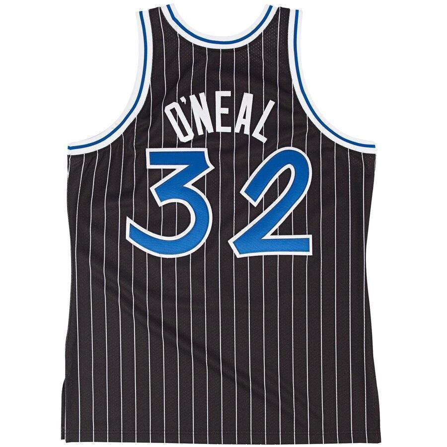 Mitchell & Ness Orlando Magic Shaquille O'Neal  Hardwood Classics Authentic Alternate Jersey  Black