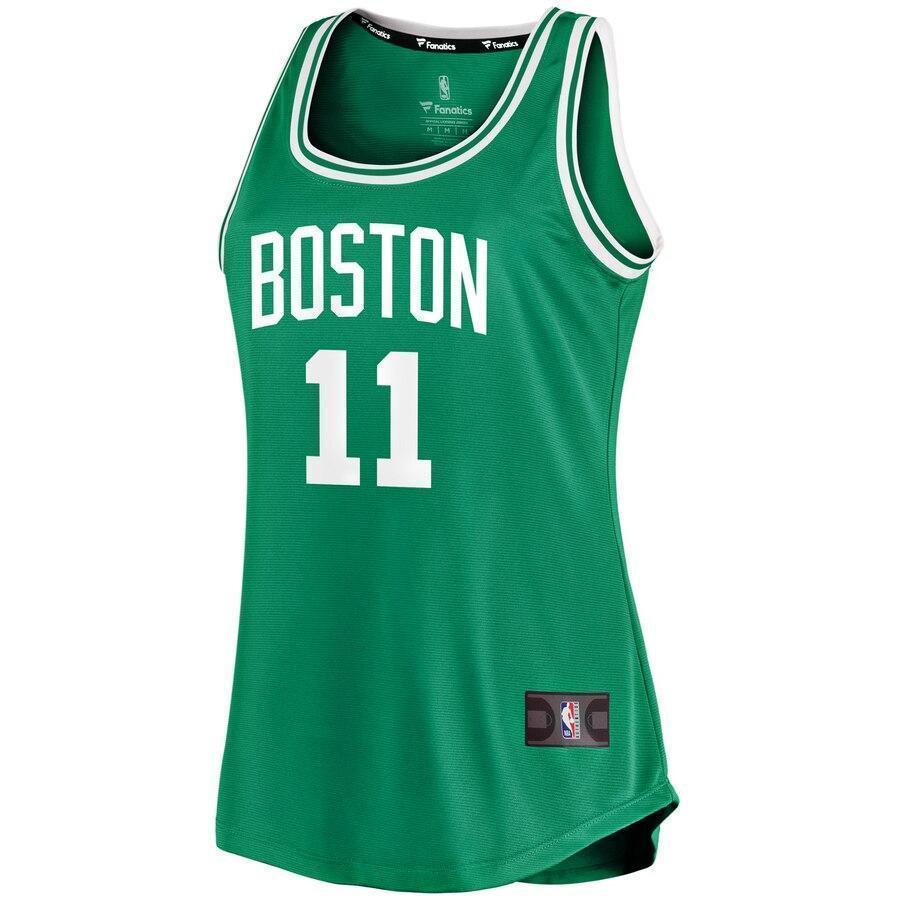 Women's Fanatics Branded Kyrie Irving Kelly Green Boston Celtics Fast Break Tank Jersey  Icon Edition  Green