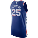 Men's Nike Ben Simmons Royal Philadelphia 7ers Authentic Basketball Jersey  Icon Edition  Royal
