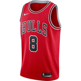 Men's Nike Zach LaVine Red Chicago Bulls Replica Swingman Jersey  Icon Edition  Red