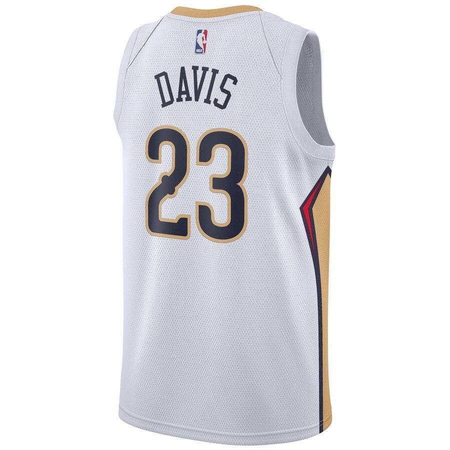 Men's Nike Anthony Davis White New Orleans Pelicans Swingman Jersey  Association Edition  White