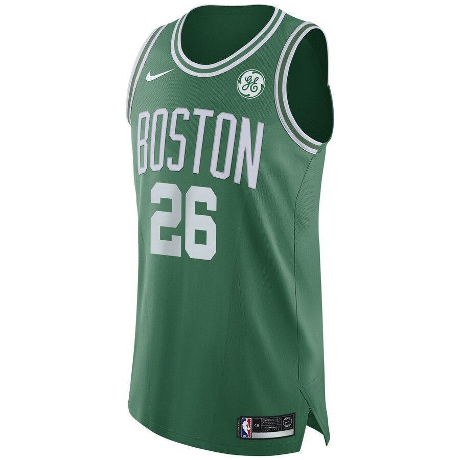 Men's Nike Jabari Bird Green Boston Celtics Authentic Sponsor Patch Jersey – Icon Edition  Green