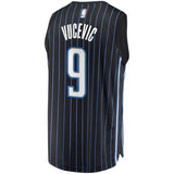 Men's Fanatics Branded Nikola Vucevic Black Orlando Magic Fast Break Replica Player Jersey  Statement Edition  Black