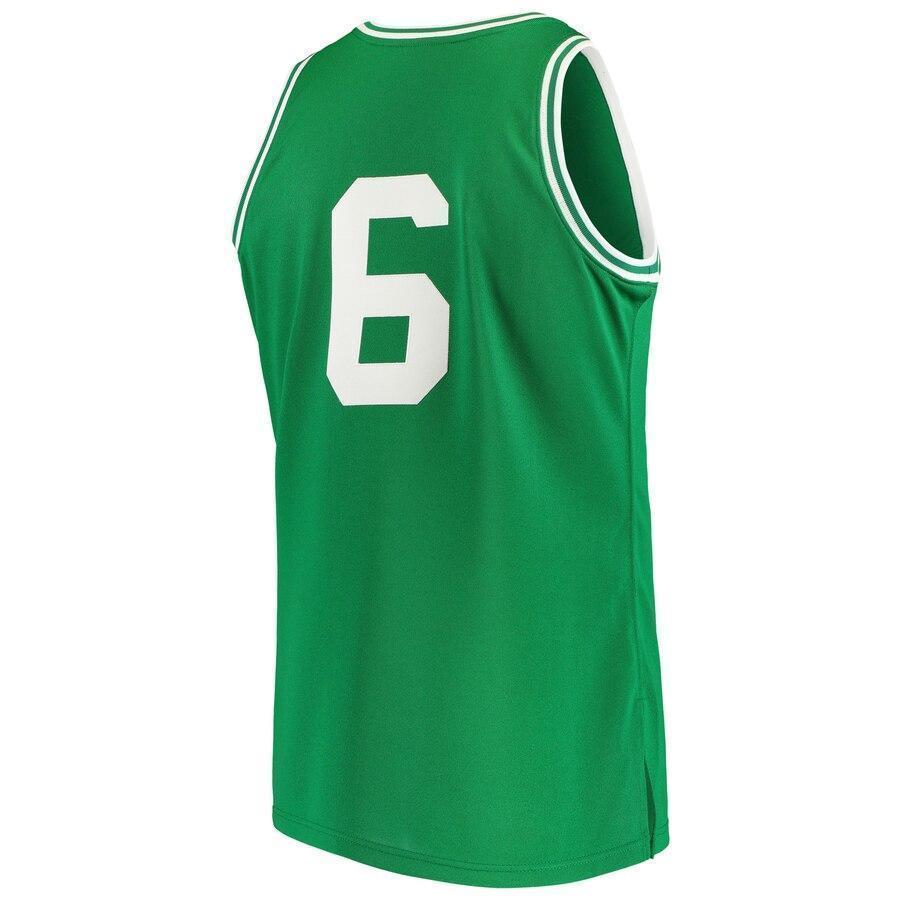 Men's Mitchell & Ness Bill Russell Kelly Green Boston Celtics Road 7/ Hardwood Classics Authentic Jersey  Green